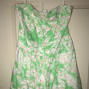 Lilly Pulitzer green Beach Bash crab sundress